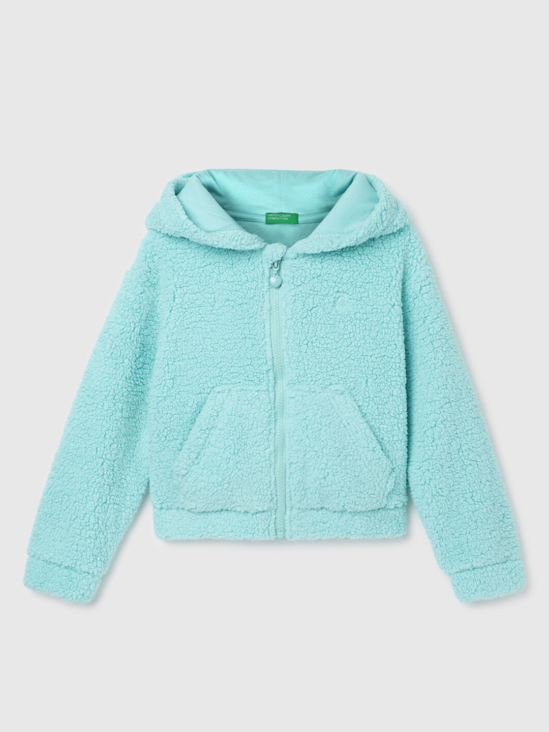 

United Colors of Benetton Girls Green Sweatshirt