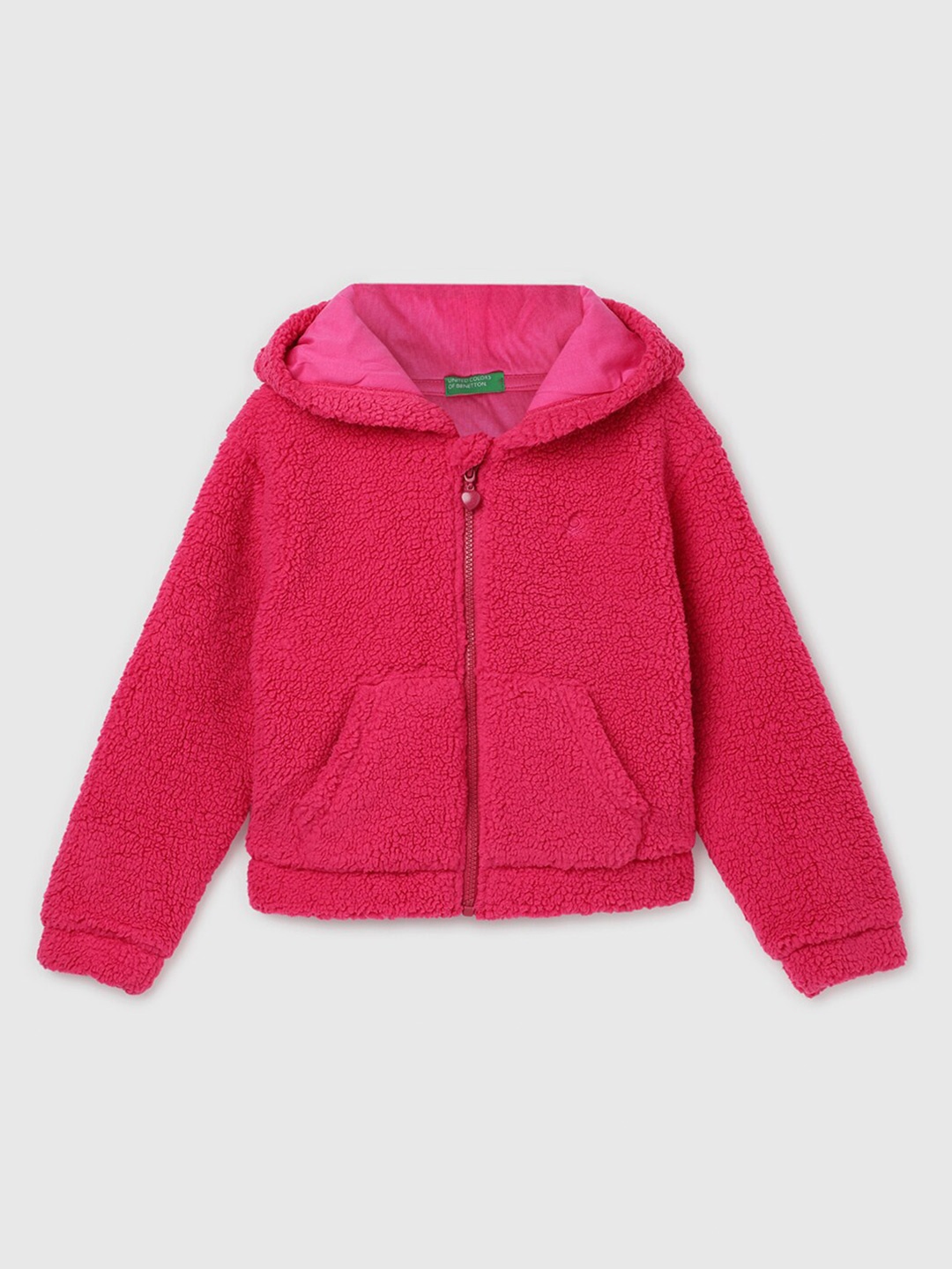 

United Colors of Benetton Girls Fuchsia Sweatshirt