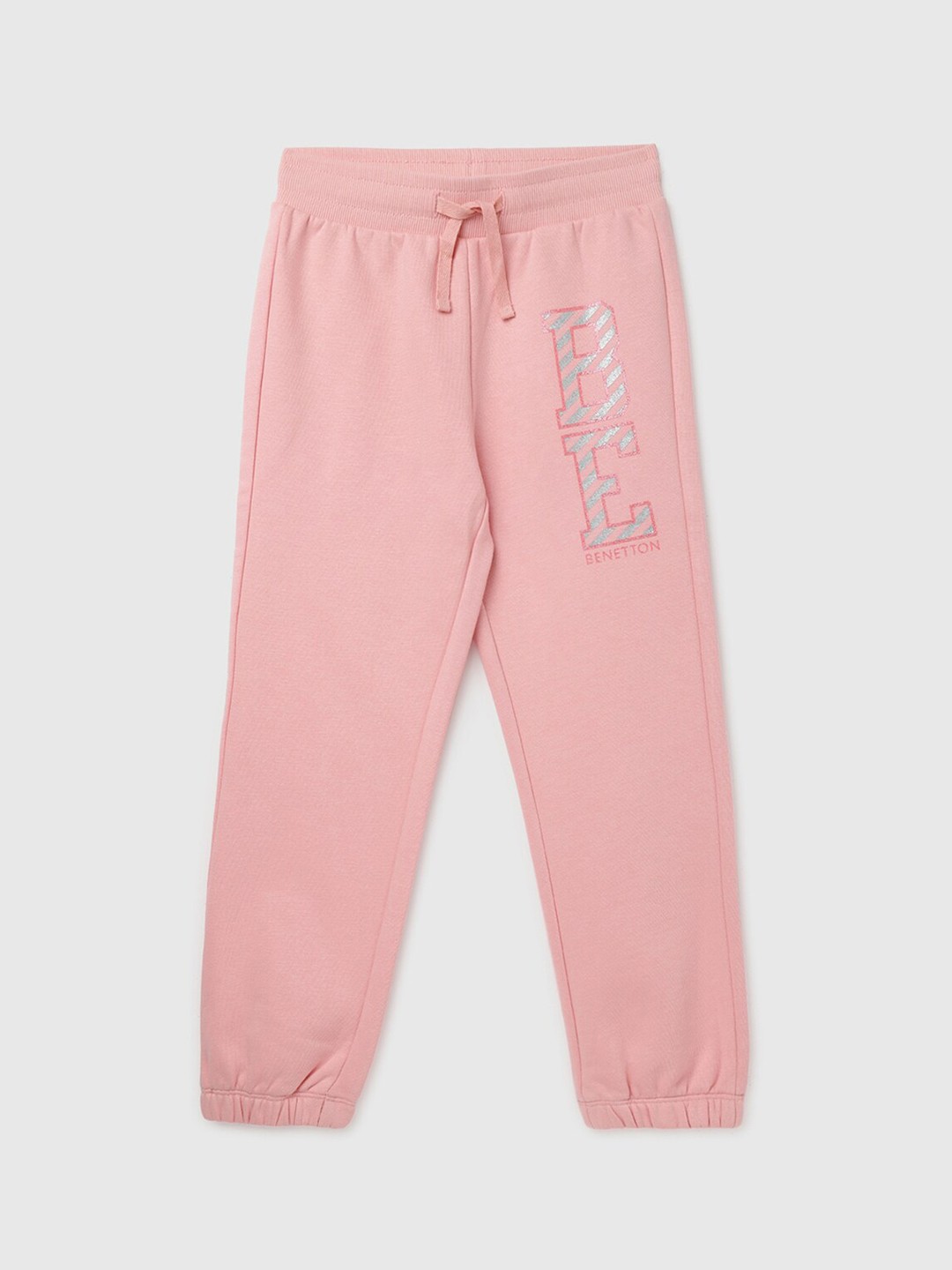 

United Colors of Benetton Girls Printed Joggers, Pink