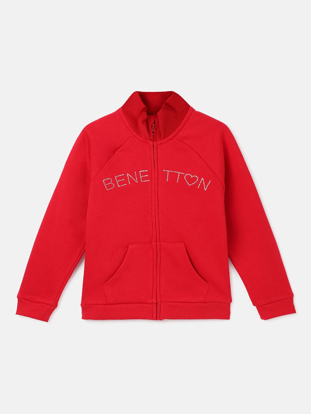 

United Colors of Benetton Girls Red Sweatshirt