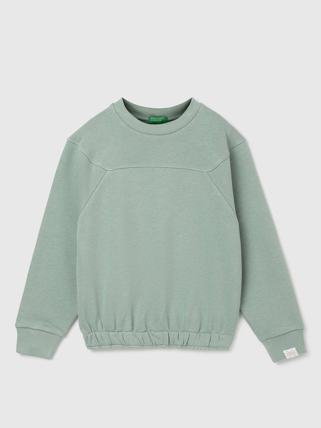 

United Colors of Benetton Girls Green Sweatshirt