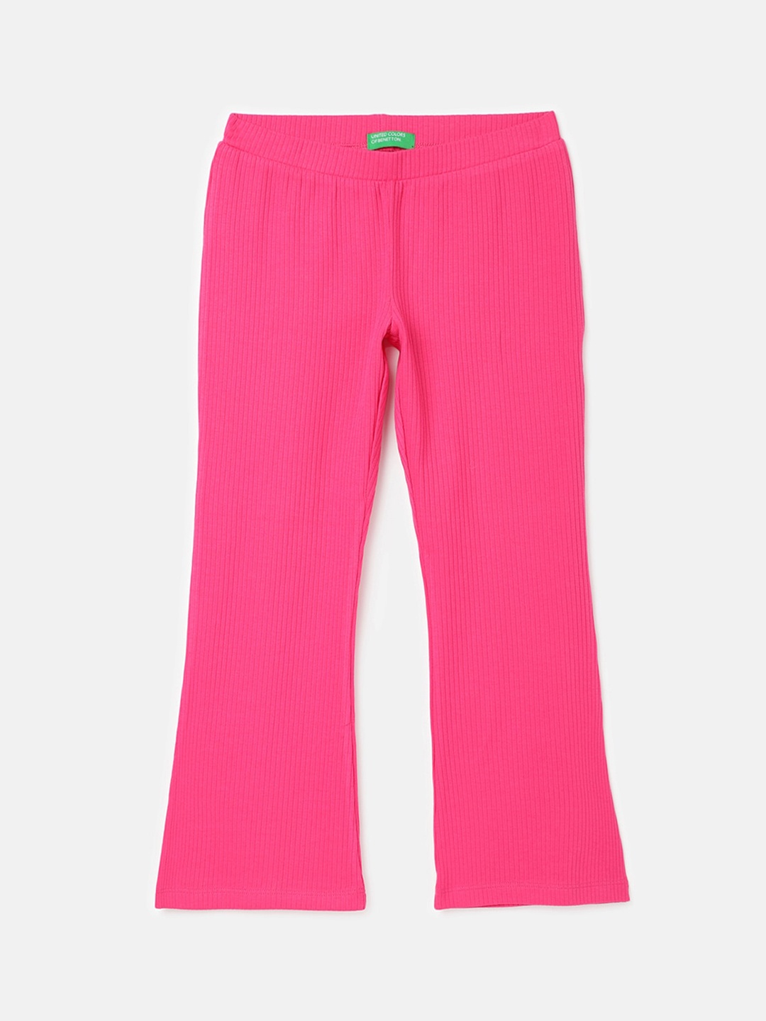 

United Colors of Benetton Girls Smart Regular Fit Trousers, Fuchsia