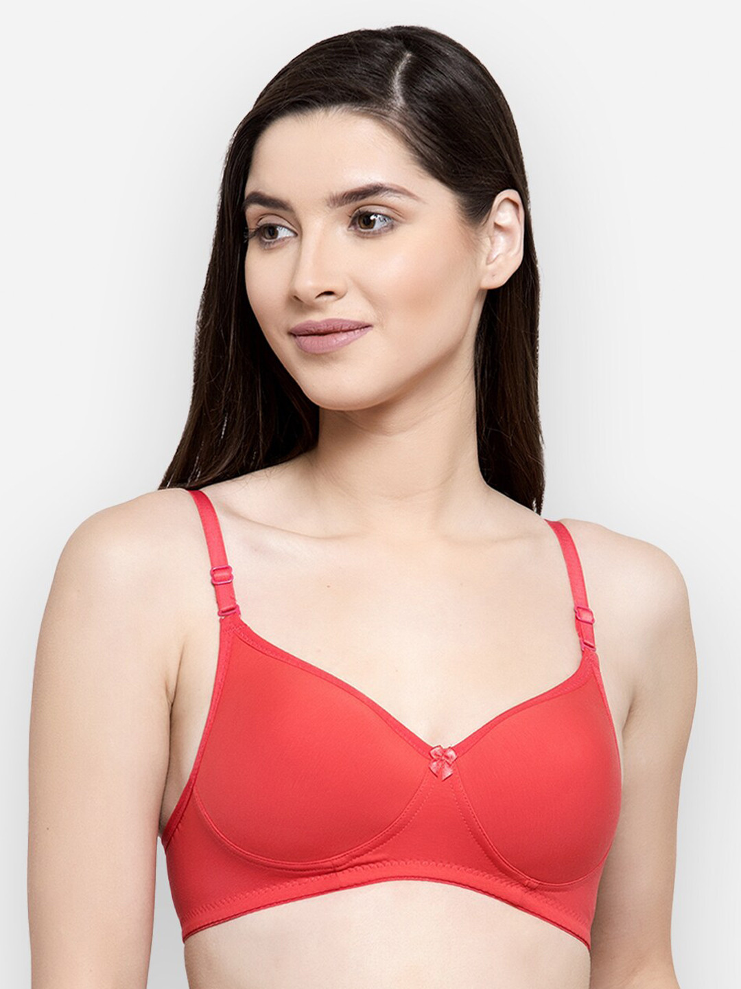

GROVERSONS Paris Beauty Full Coverage Everyday Bra With All Day Comfort, Coral