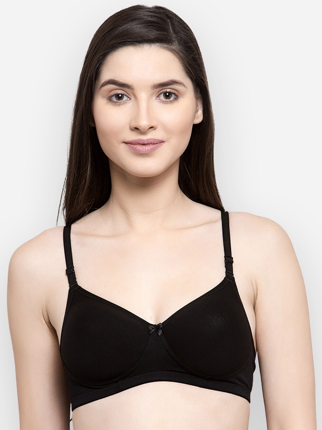 

GROVERSONS Paris Beauty Full Coverage Everyday Bra With All Day Comfort, Black