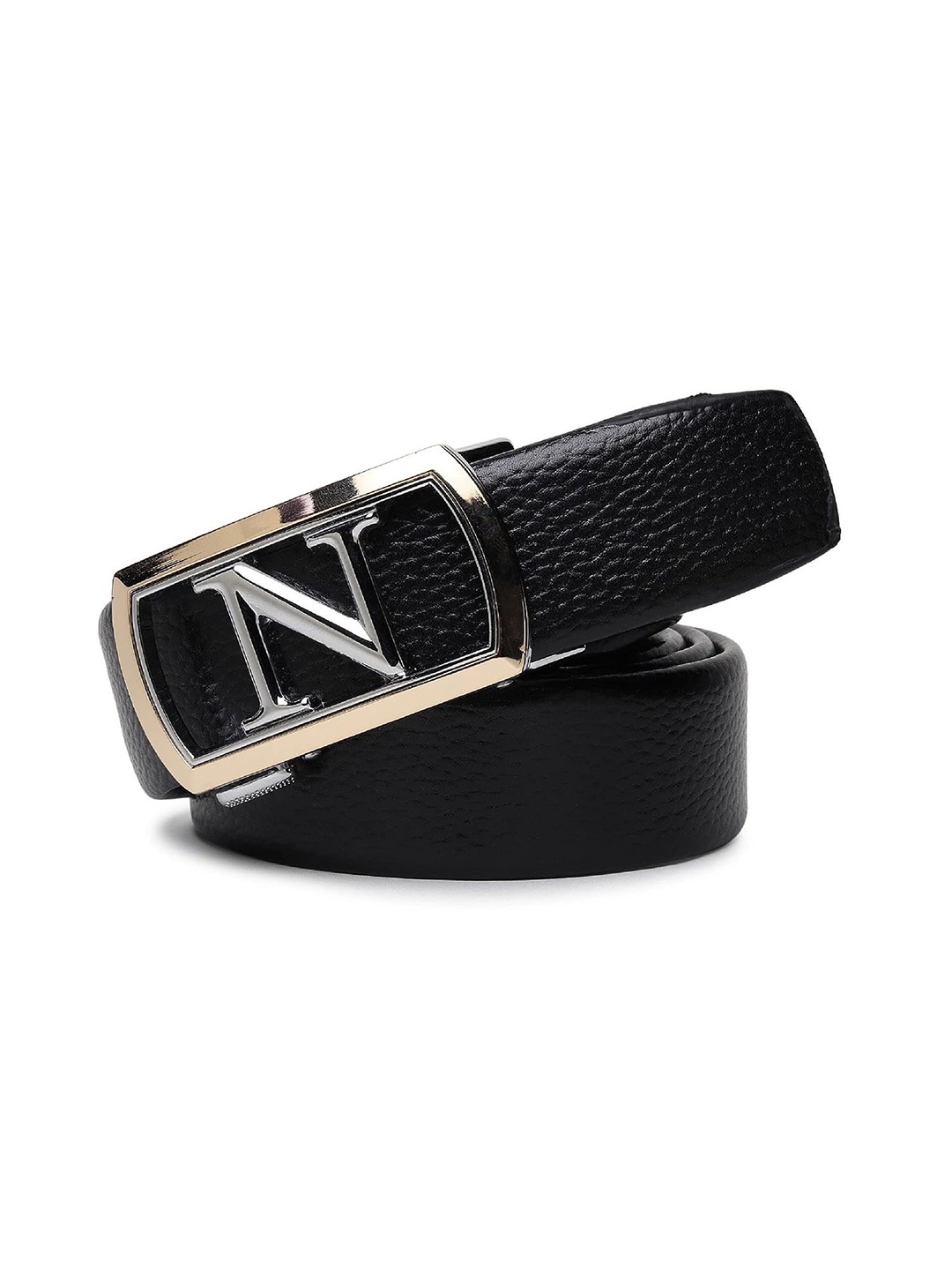 

Zacharias Men Textured Belt, Black