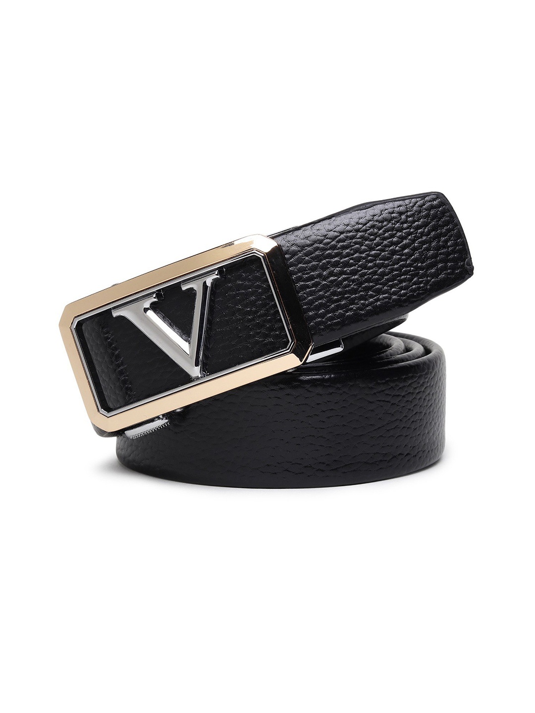 

Zacharias Men Textured Belt, Black