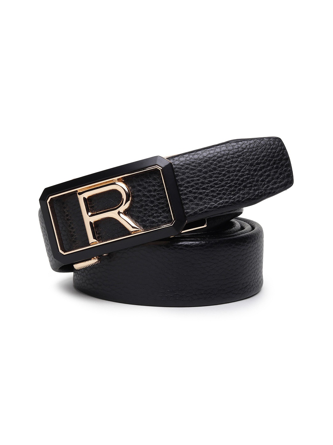 

Zacharias Men Textured Belt, Black