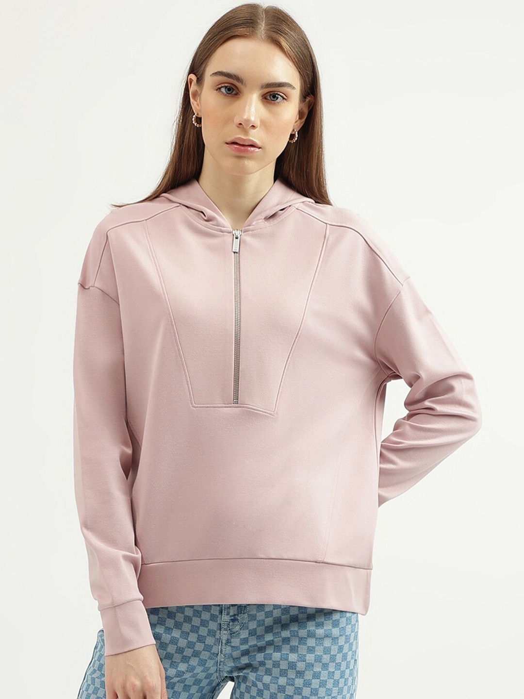 

United Colors of Benetton Hooded Sweatshirt, Pink