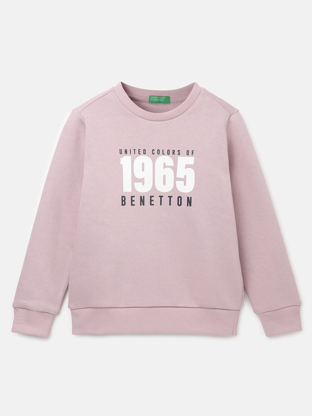 

United Colors of Benetton Boys Printed Sweatshirt, Pink