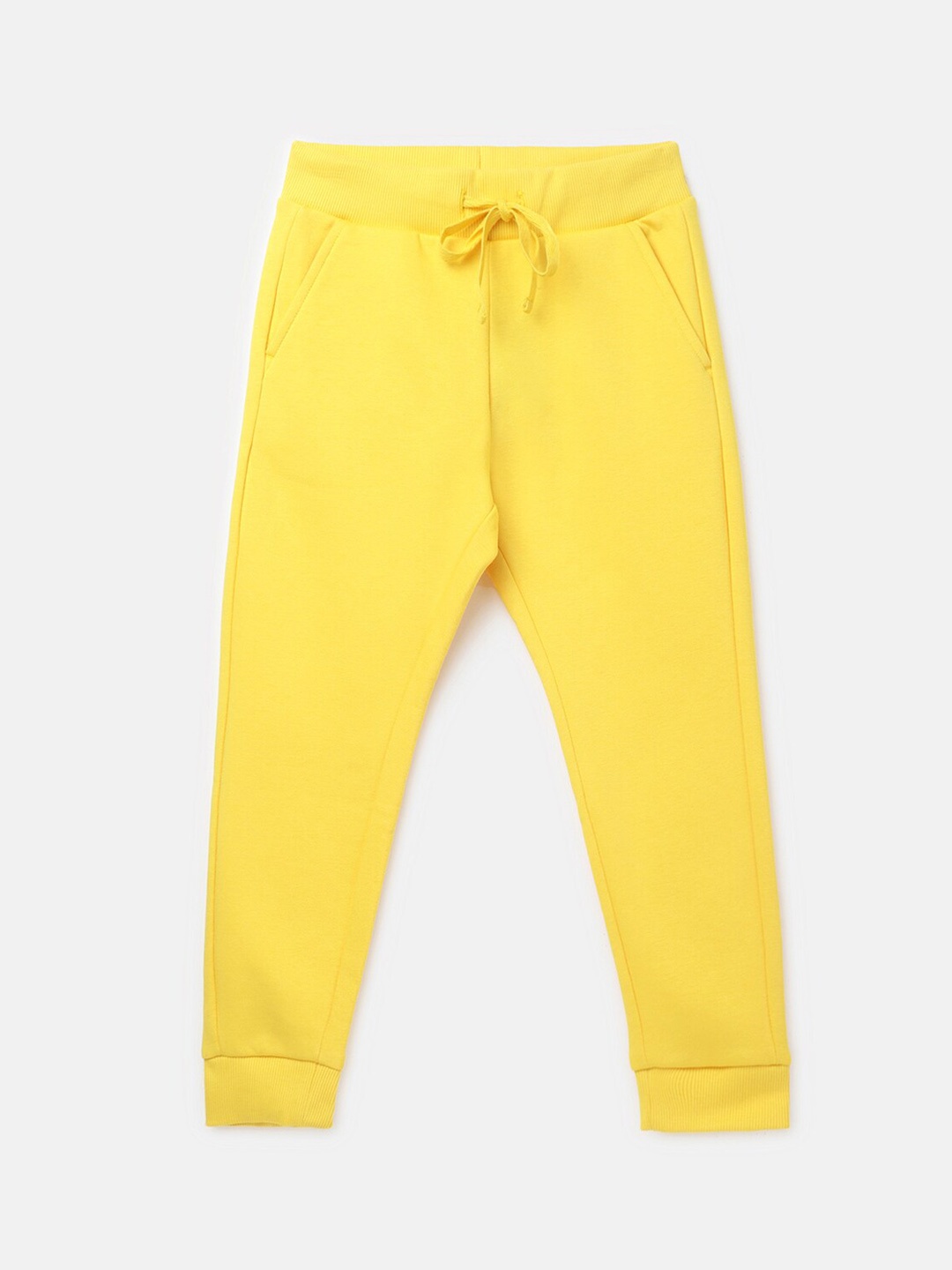 

United Colors of Benetton Boys Mid-Rise Joggers, Yellow