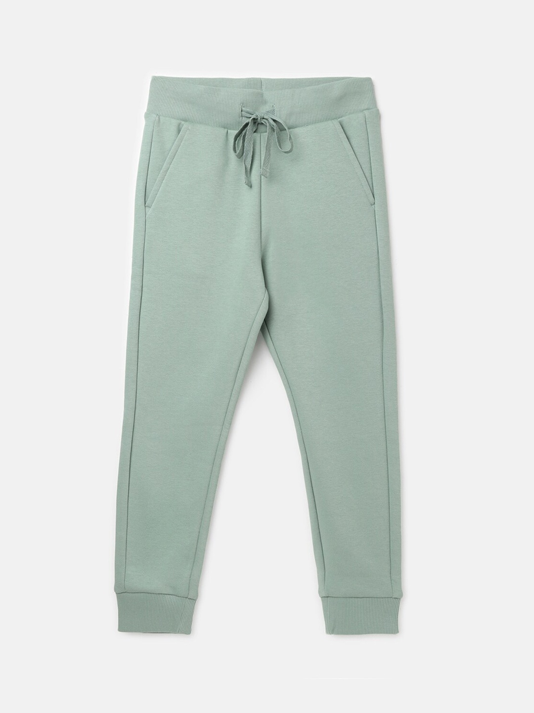 

United Colors of Benetton Boys Mid-Rise Joggers, Green