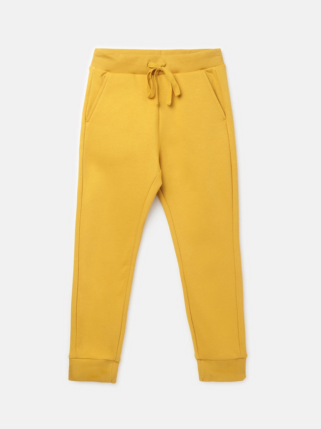 

United Colors of Benetton Boys Mid-Rise Joggers, Mustard