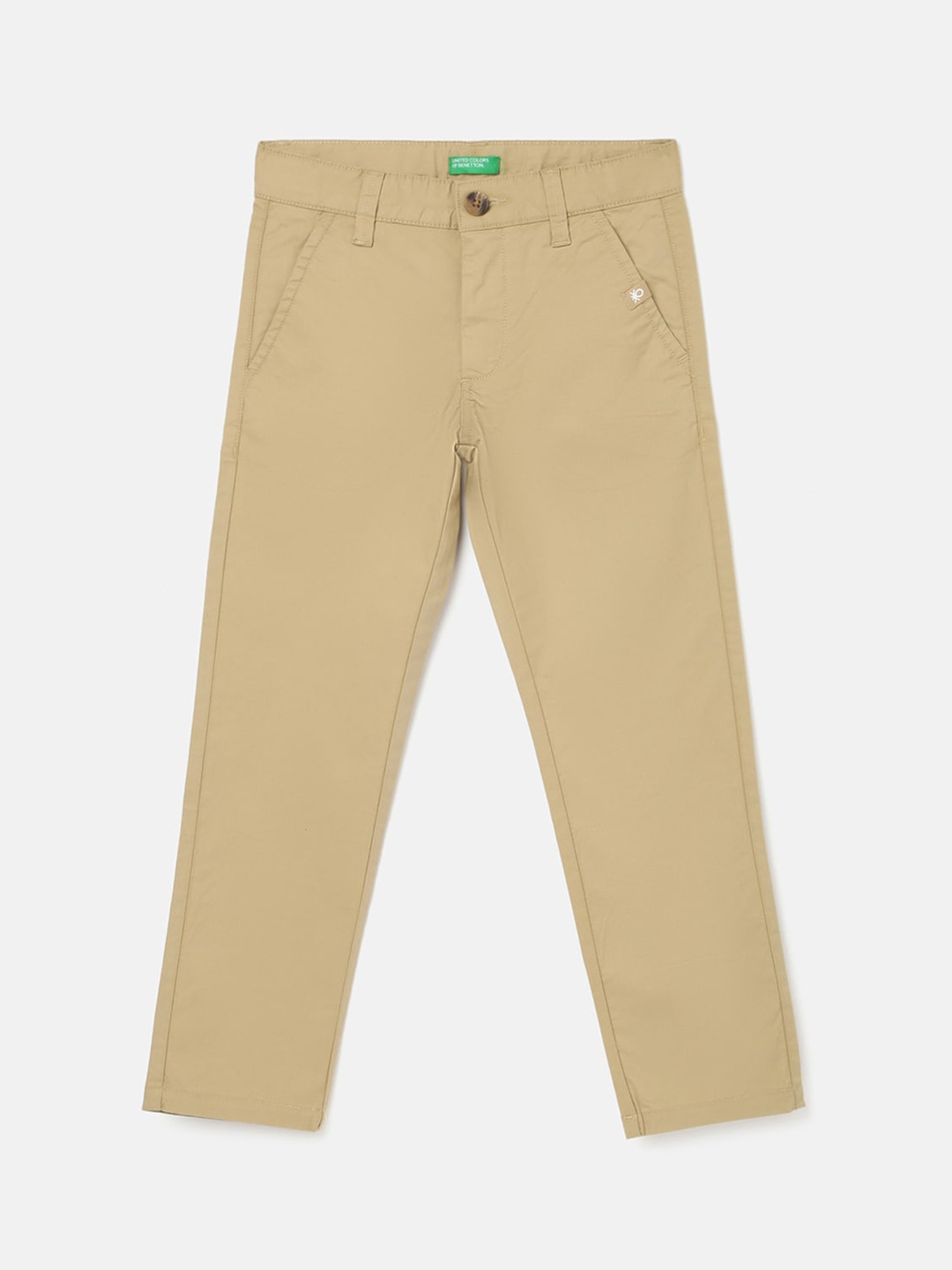 

United Colors of Benetton Boys Slim Fit Chinos Trousers, Beige
