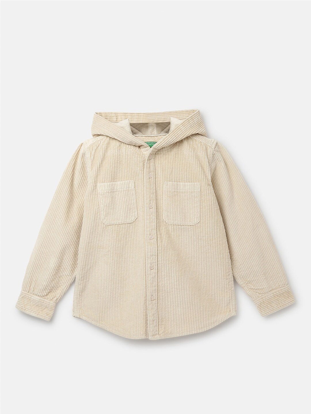 

United Colors of Benetton Boys Cotton Casual Shirt, Nude