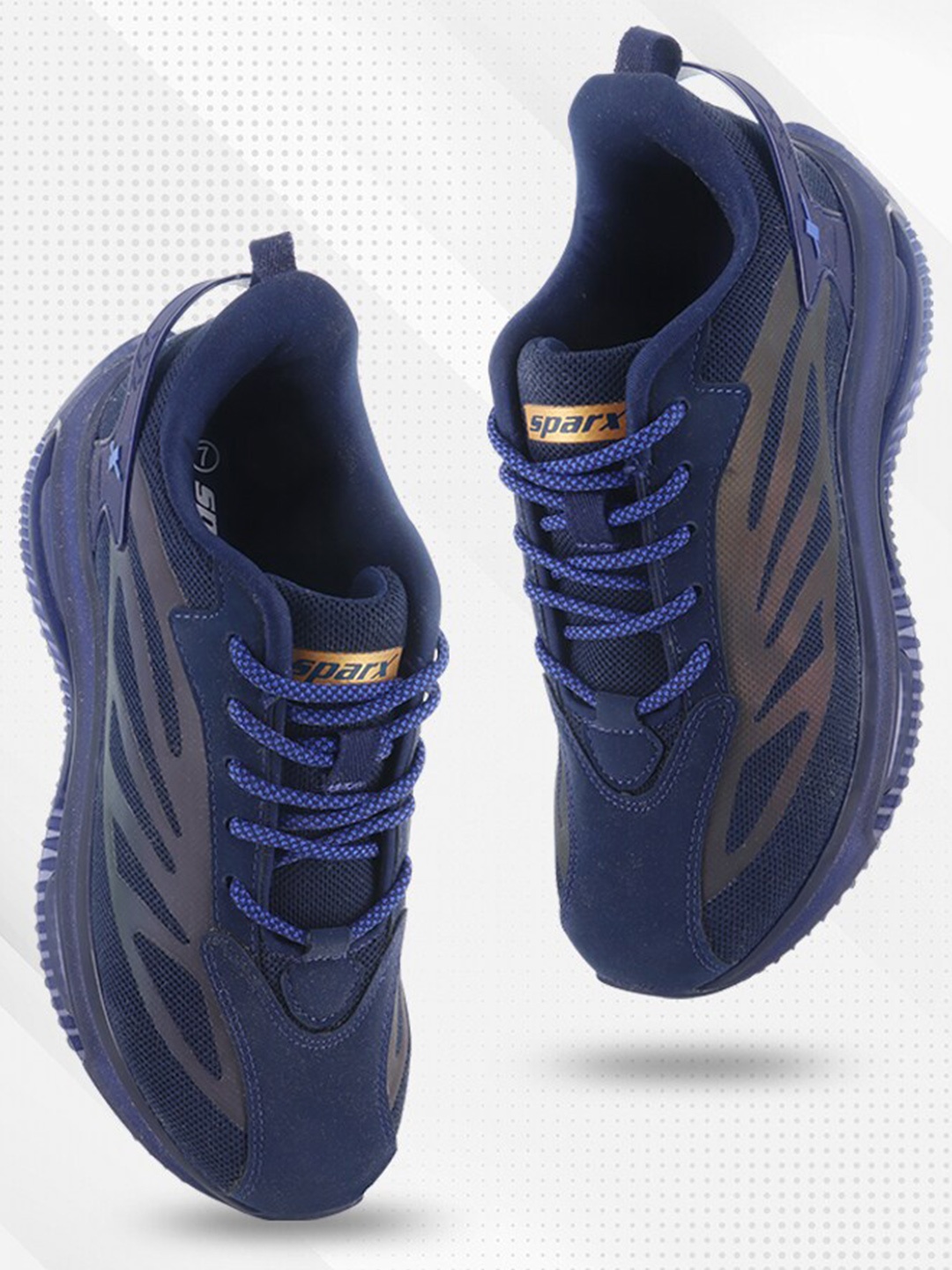 

Sparx Men Blue Mesh Running Shoes
