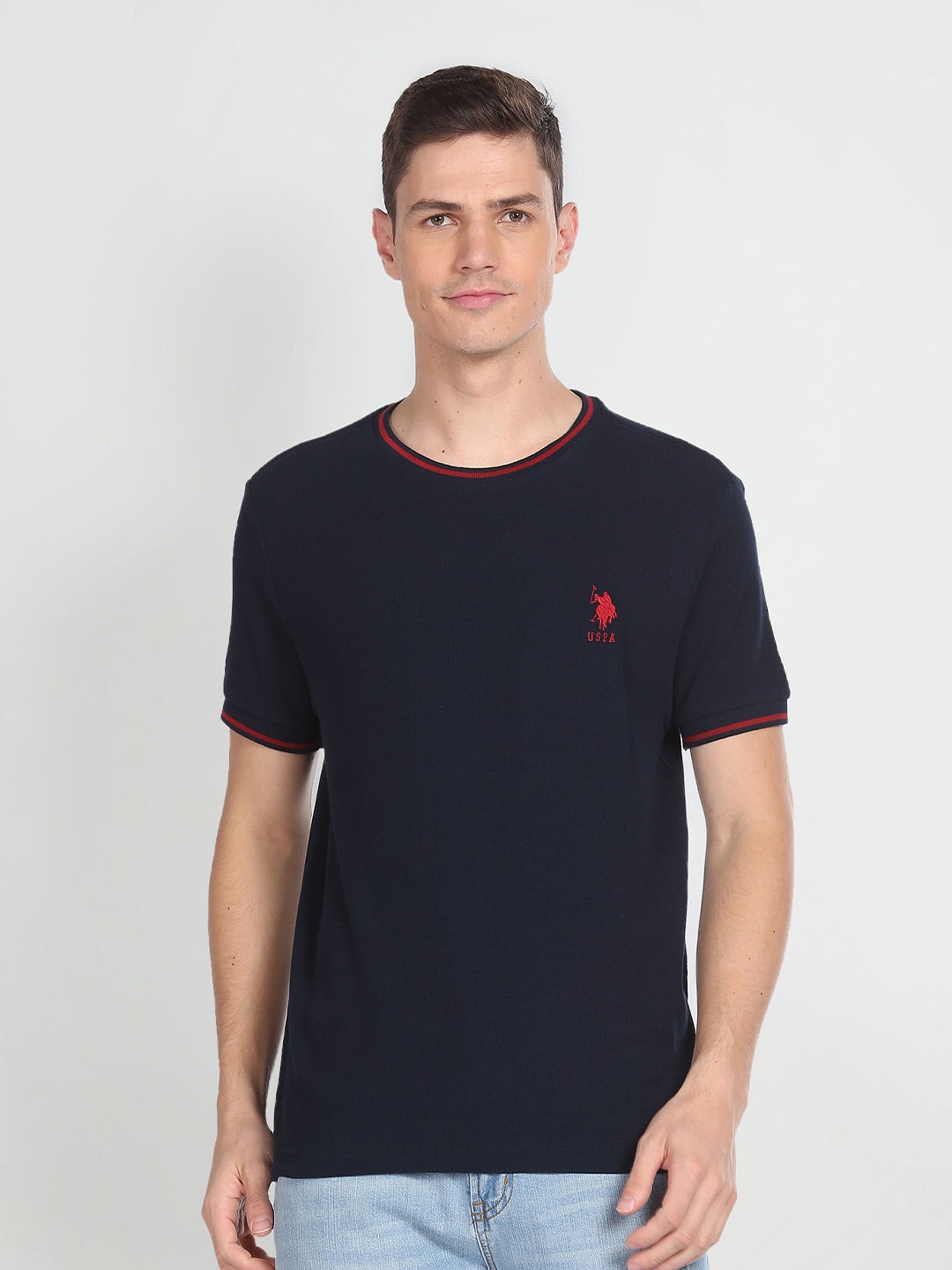 

U.S. Polo Assn. Denim Co. Slim Fit Cotton T-shirt, Navy blue