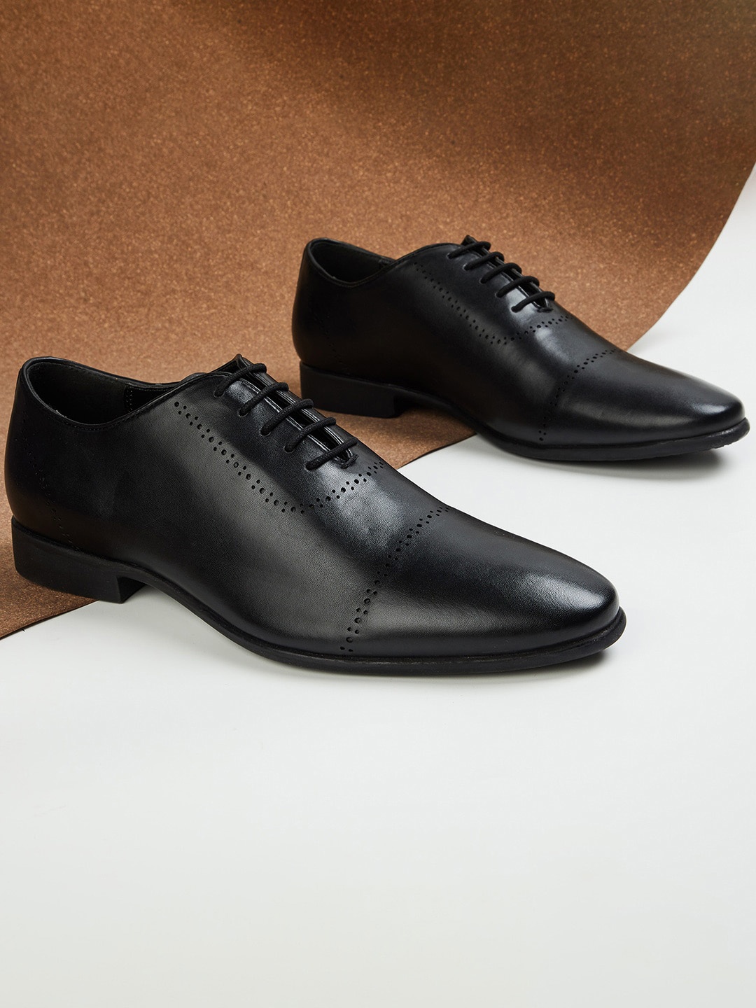 

CODE by Lifestyle Men Perforated Formal Oxfords, Black