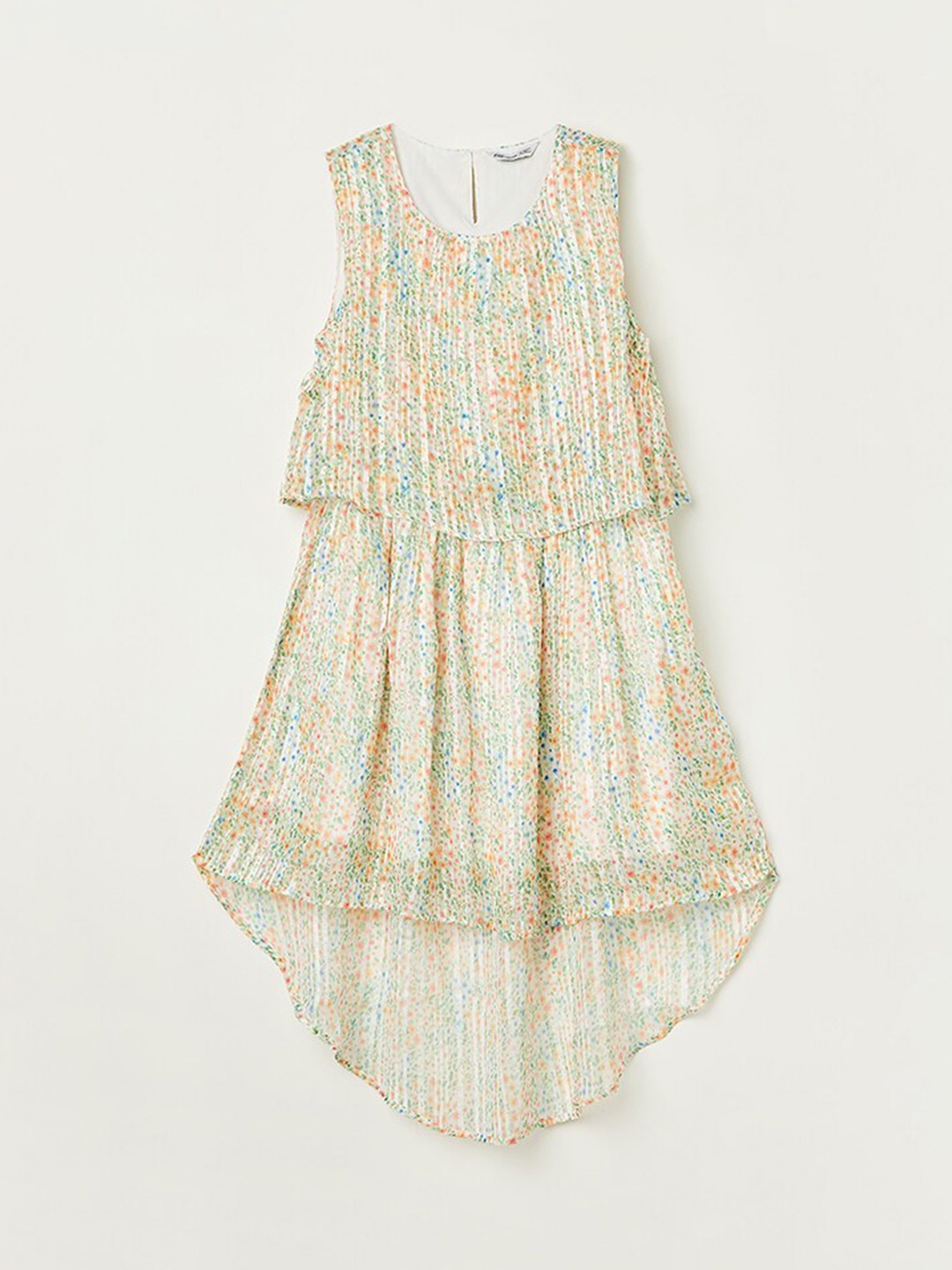 

Fame Forever by Lifestyle Girls Abstract Printed Sleeveless Fit & Flare Dress, White