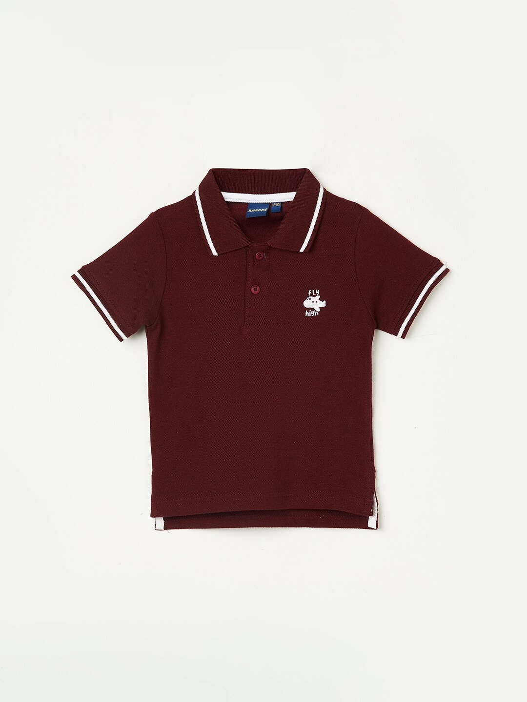 

Juniors by Lifestyle Boys Polo Collar Cotton T-shirt, Red