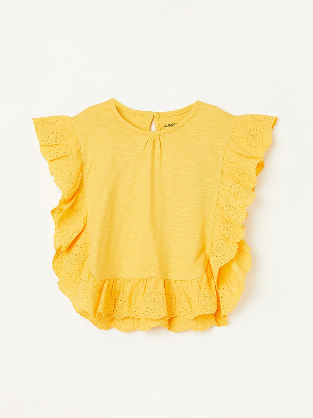 

Juniors by Lifestyle Girls Henley Neck T-shirt, Yellow