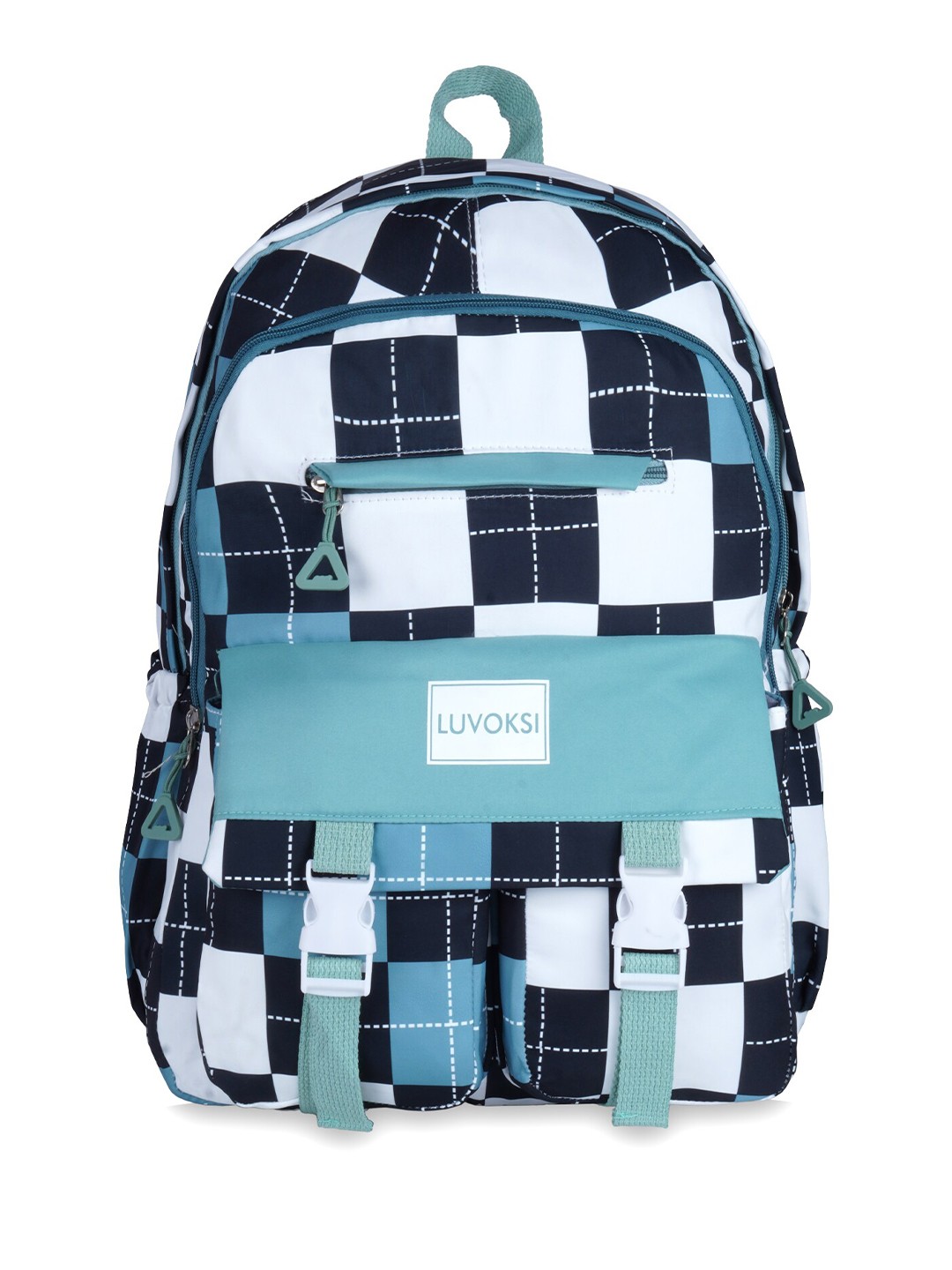 

Luvoksi Women Geometric Water Resistant Backpack, Green