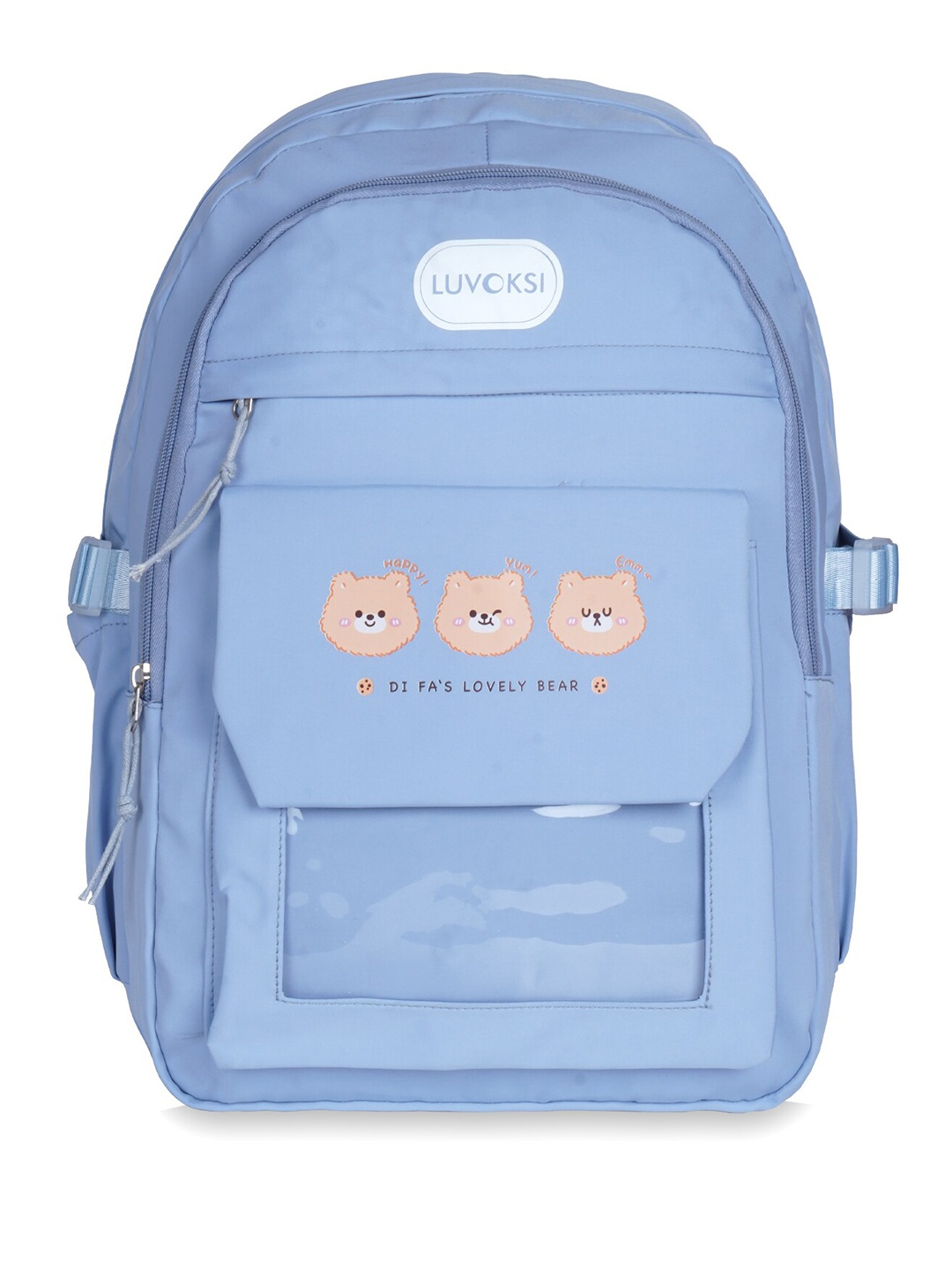 

Luvoksi Women Graphic Water Resistant Backpack, Blue