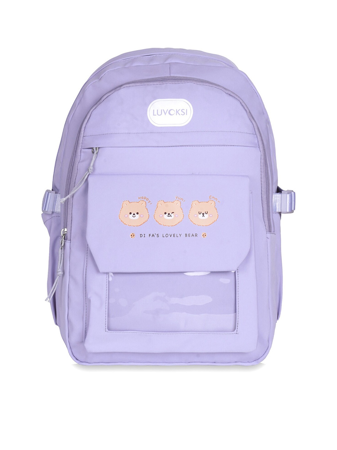 

Luvoksi Women Graphic Printed Water Resistant Backpack, Violet