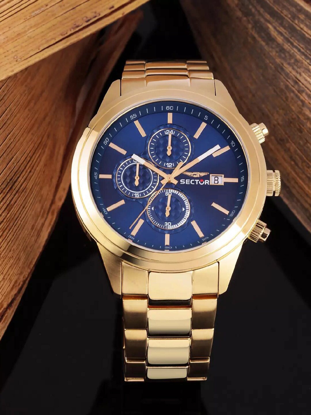

Sector Men Stainless Steel Bracelet Style Straps Analogue Watch R3273740001, Blue