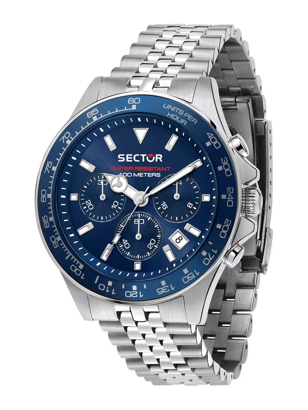 Sector Men Round Chronograph Analogue Watch R3273661032, Blue
