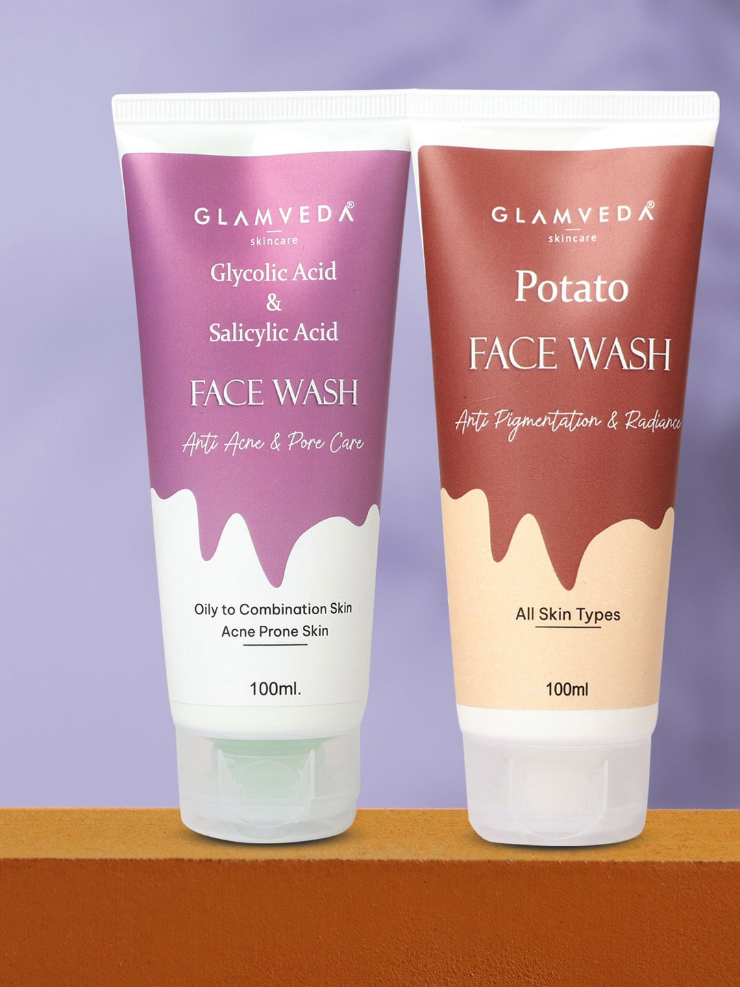 

GLAMVEDA Pack of 2 Anti Pigmentation Face Wash, White