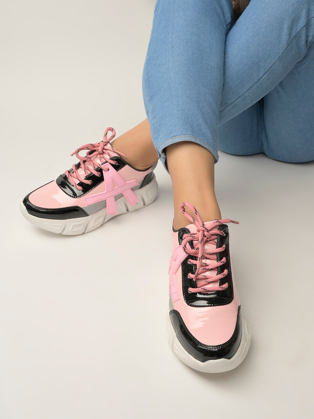 

Stylestry Women Walking Marking Shoes, Pink