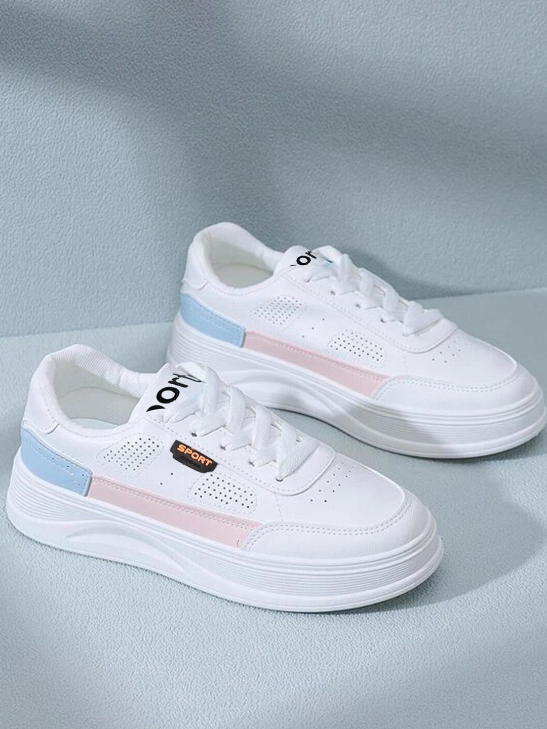 

Stylestry Women Walking Marking Shoes, White