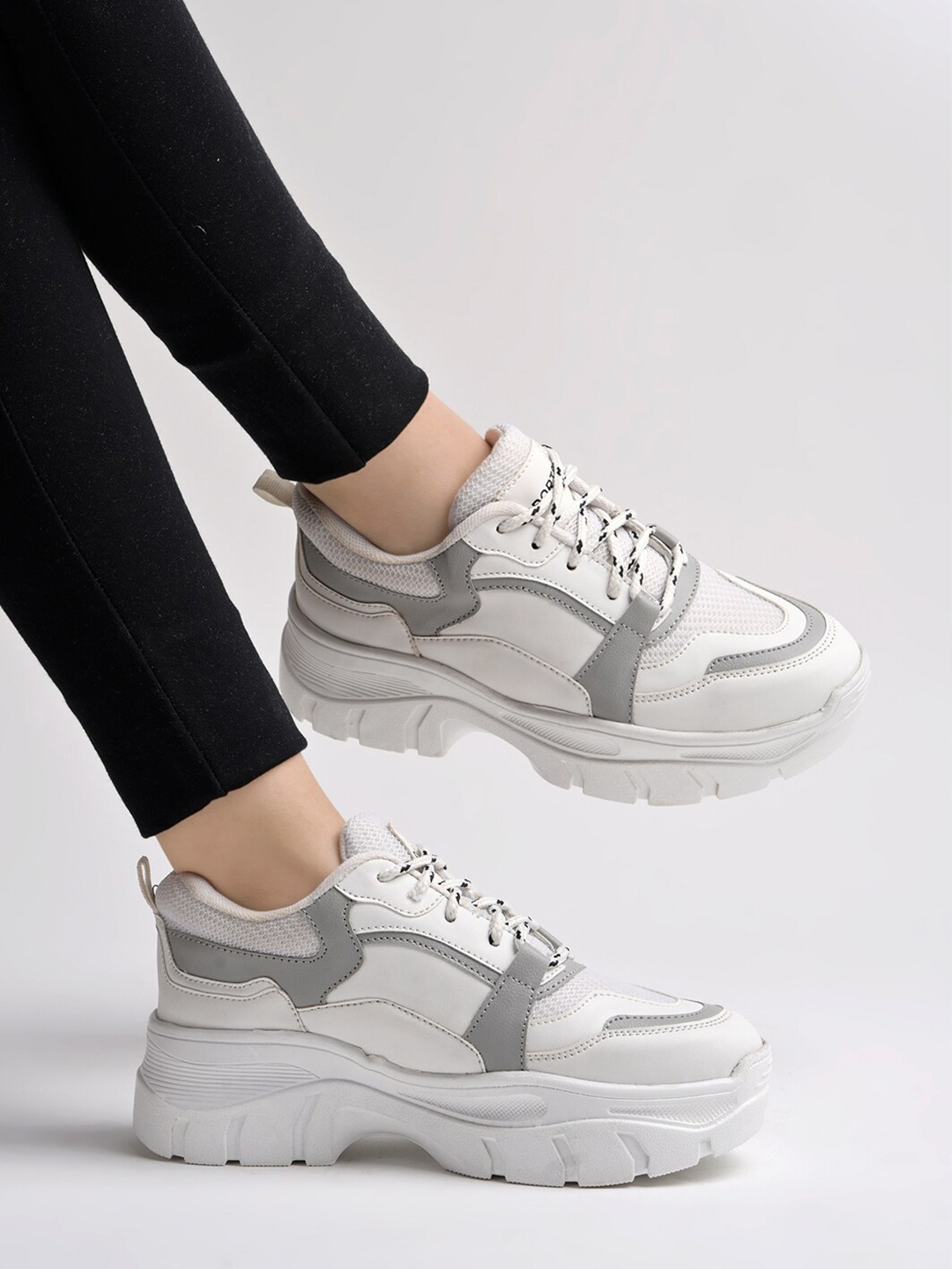 

Stylestry Women Walking Marking Shoes, White