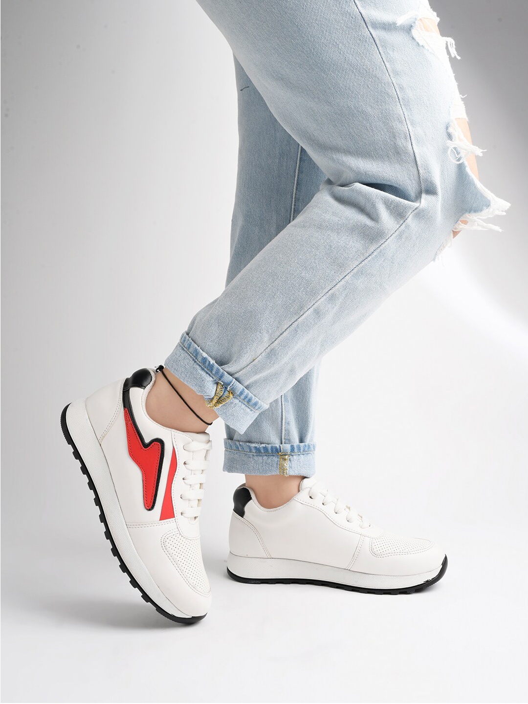 

Stylestry Women Walking Marking Shoes, White