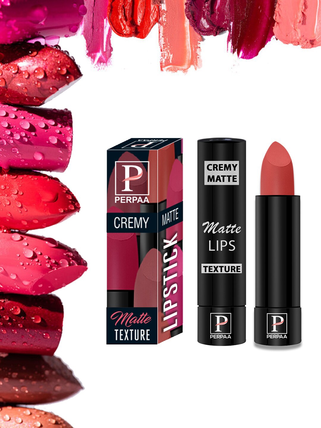 

PERPAA Cremy Long Lasting Matte Texture Bullet Lipstick 3.5 g - Velvett Orange 93