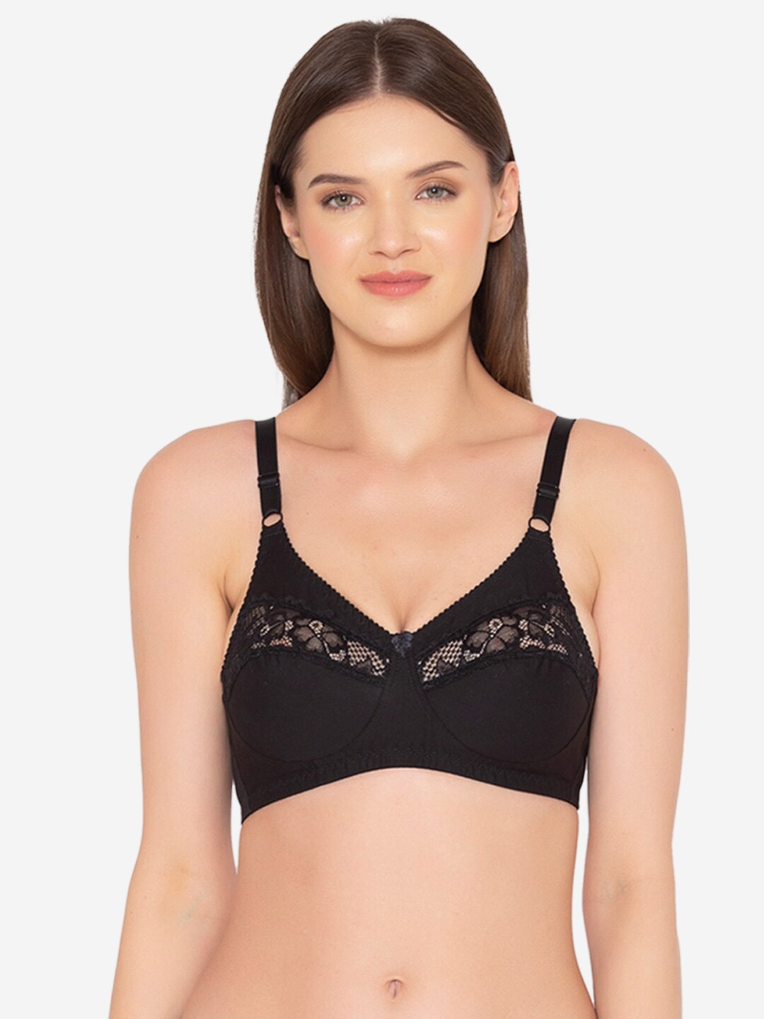 

GROVERSONS Paris Beauty Full Coverage Everyday Bra With All Day Comfort, Black
