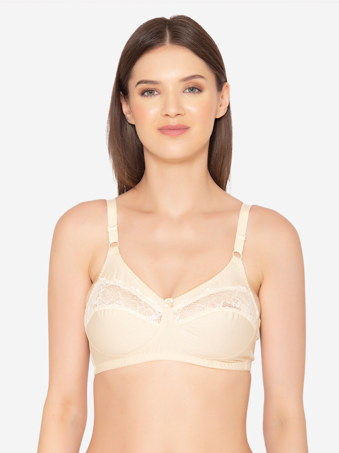 

GROVERSONS Paris Beauty Full Coverage Everyday Bra With All Day Comfort, Beige