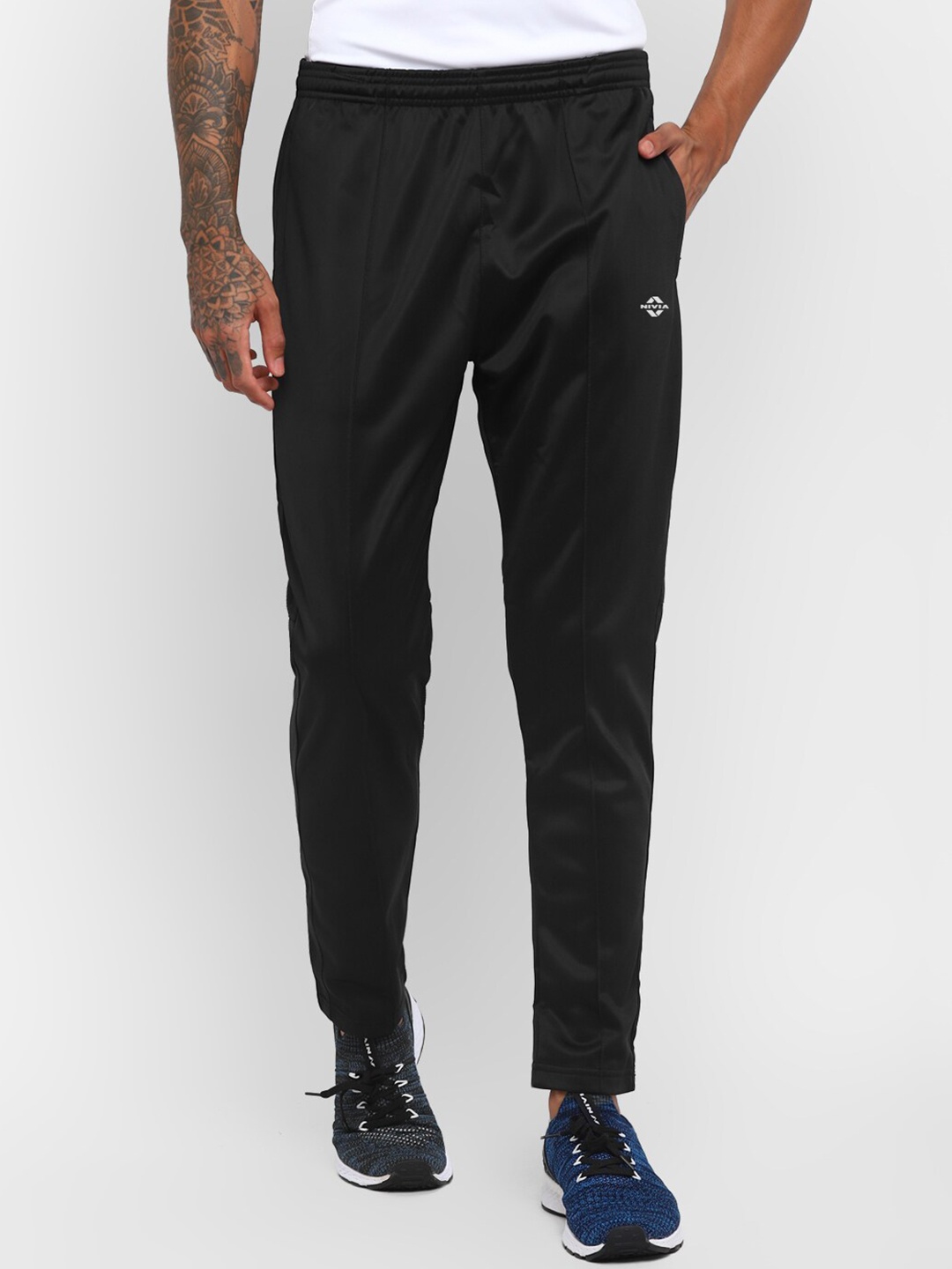 

NIVIA Men Mid Rise Sports Track Pant, Black