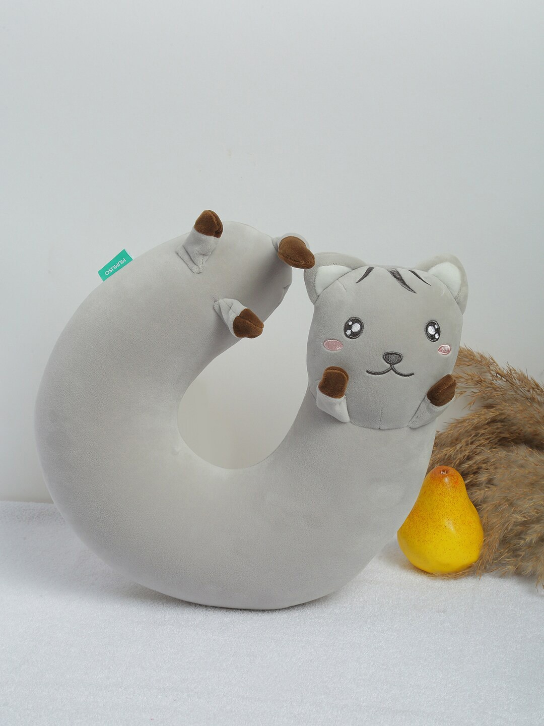 

MUMUSO U-Shaped Neck Travel Pillow, Grey