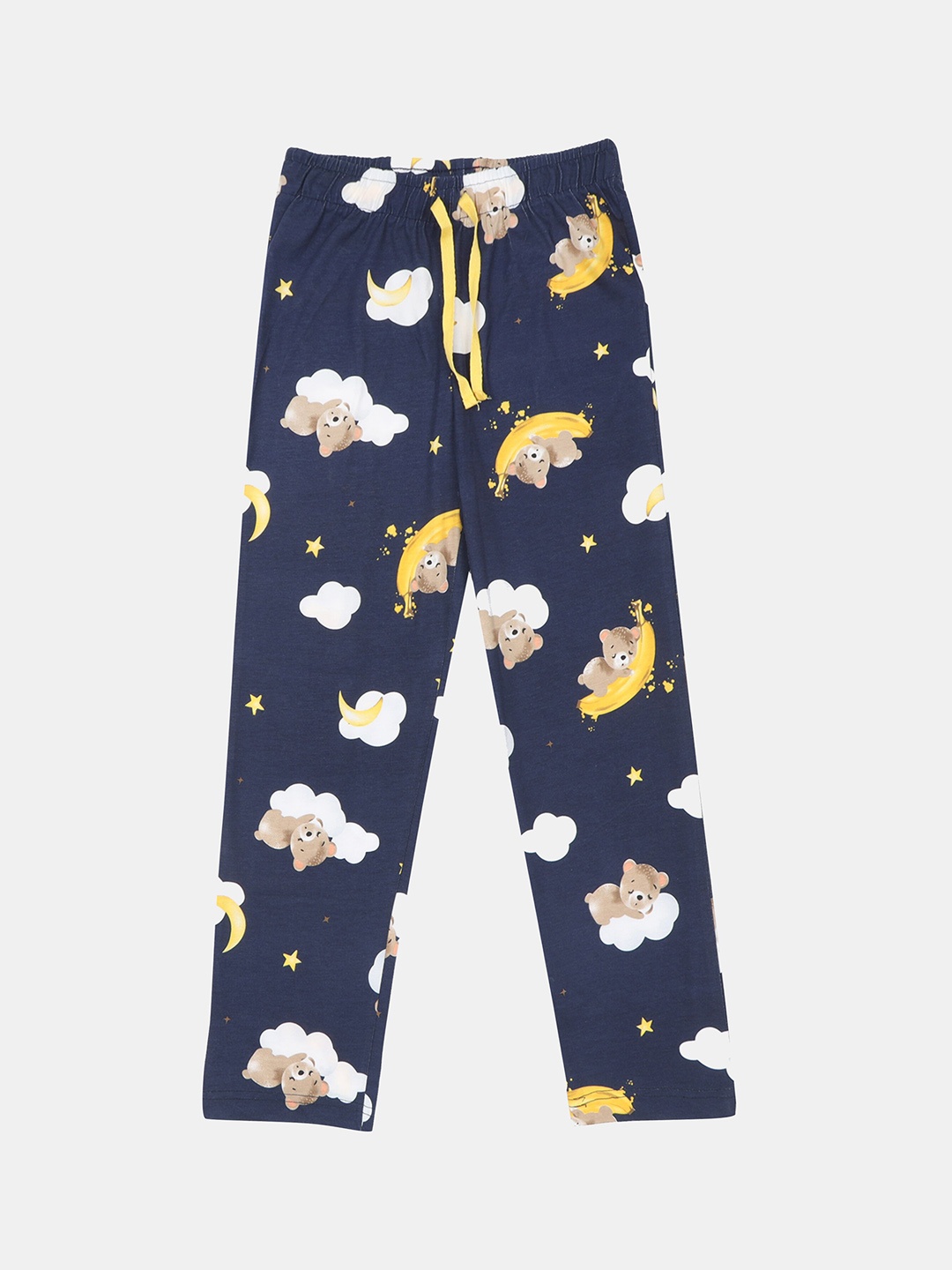 

F&S Girls Printed Cotton Nightwear Pyjamas, Blue