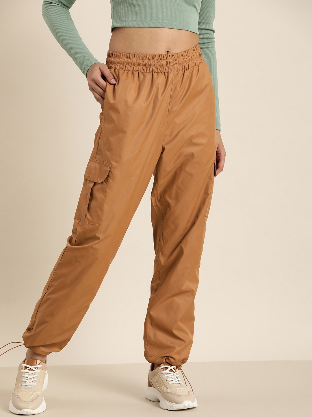 

HERE&NOW Women Joggers, Brown