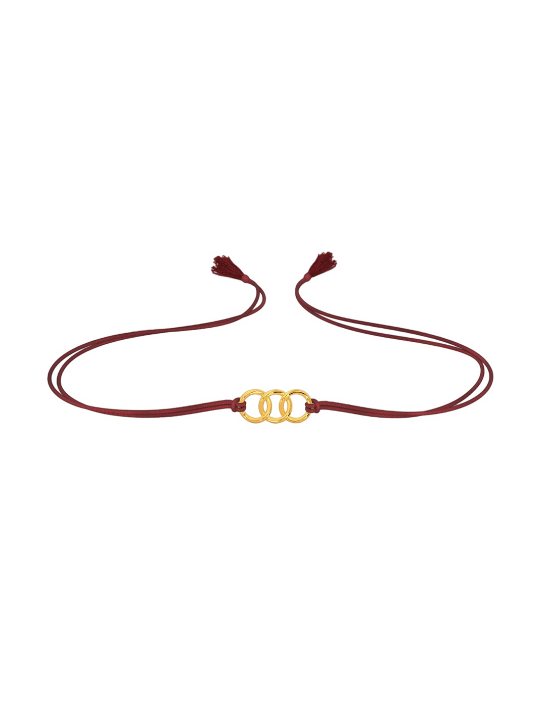

MELORRA 18KT Gold Divine Bond Rakhi, Yellow