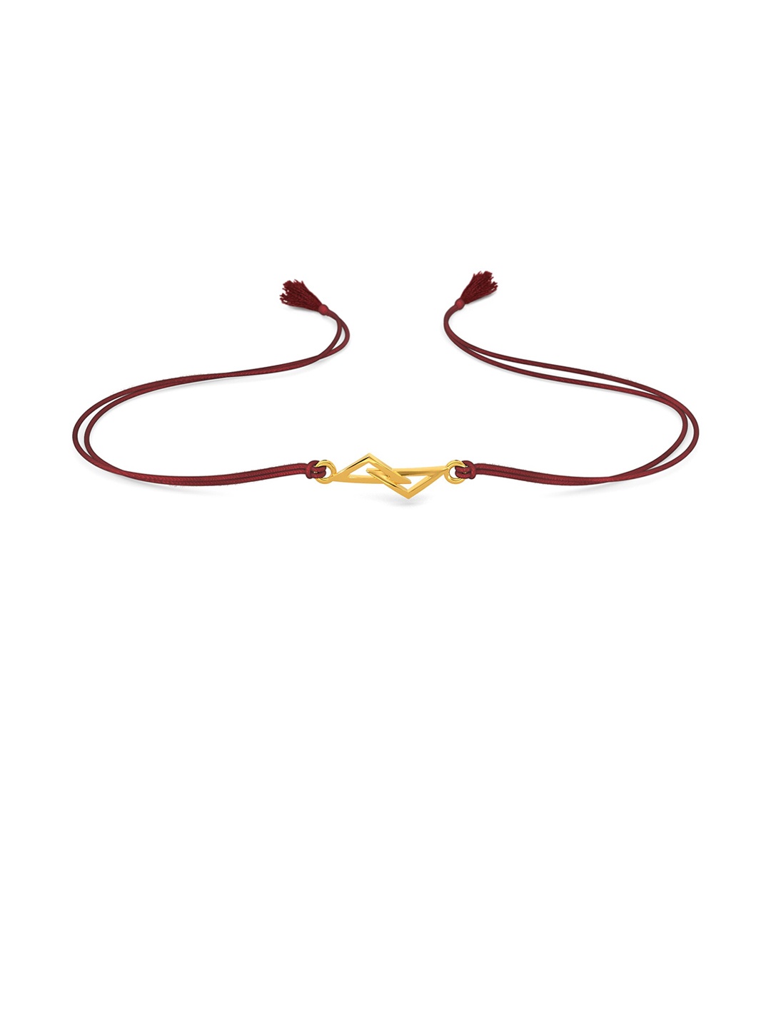 

MELORRA 18KT Gold Brother Forever Rakhi, Yellow