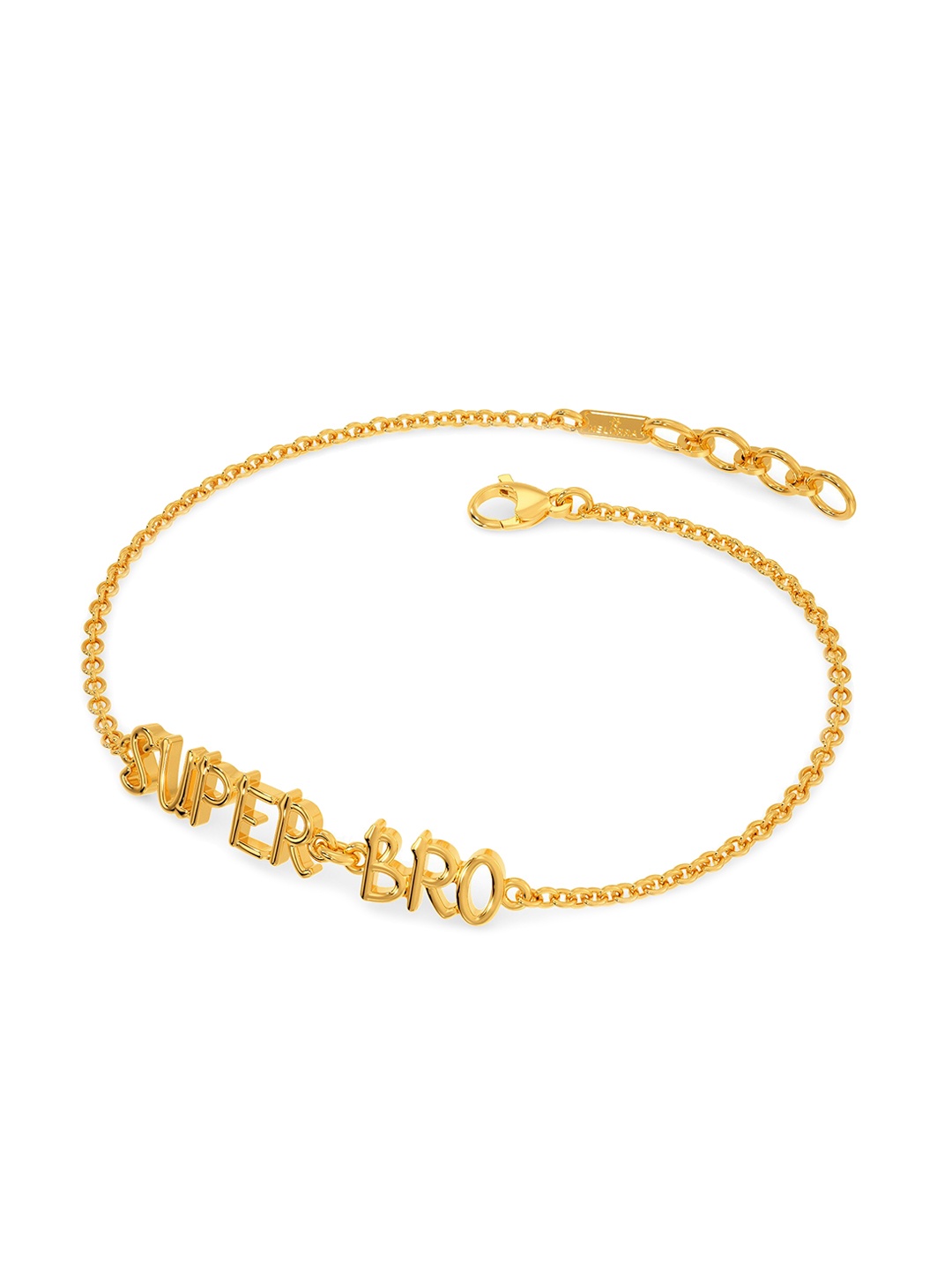 

MELORRA 18KT Gold Super Bro Bracelet, Yellow