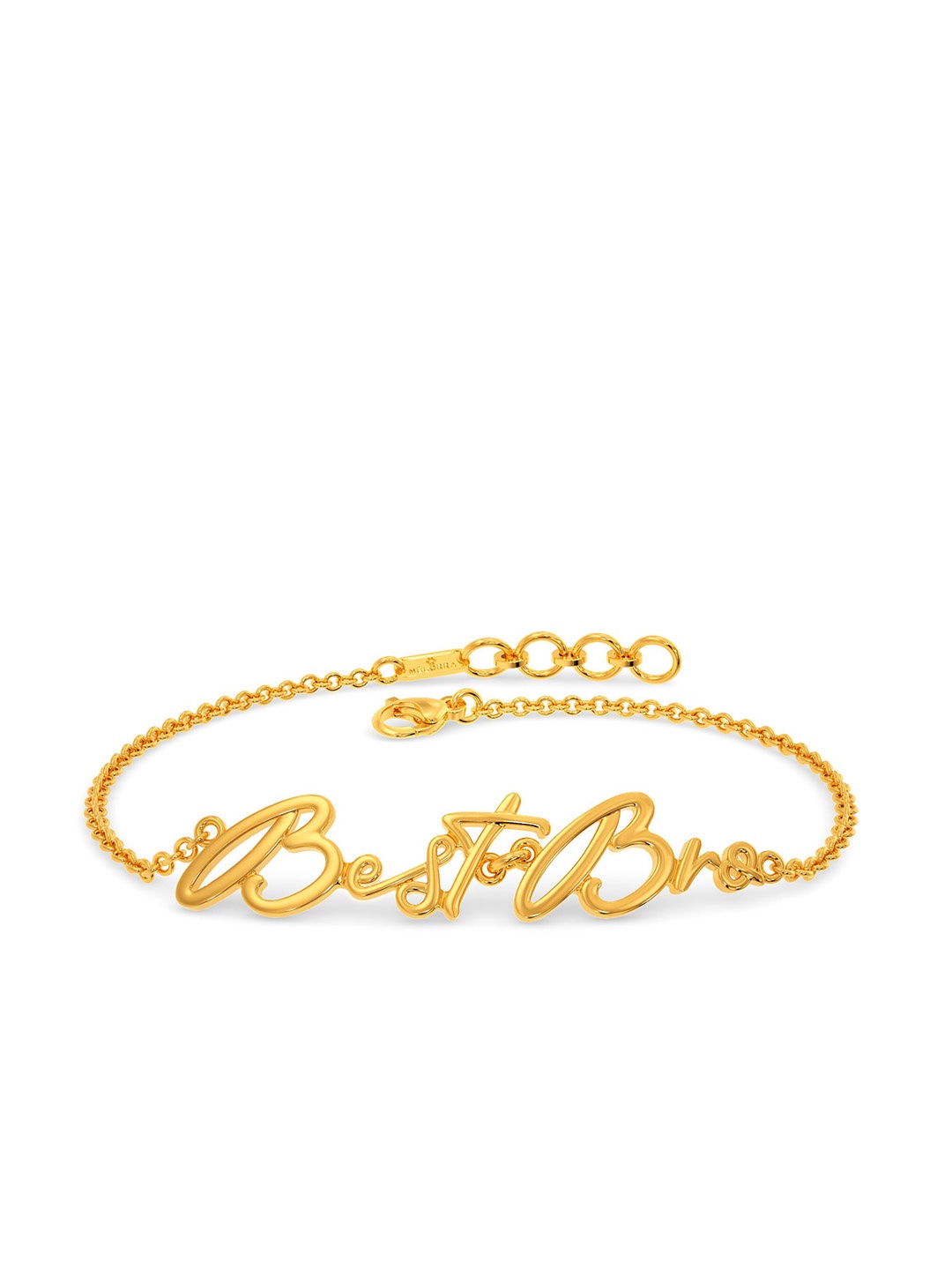 

MELORRA 18KT Gold Best Brother Bracelet, Yellow