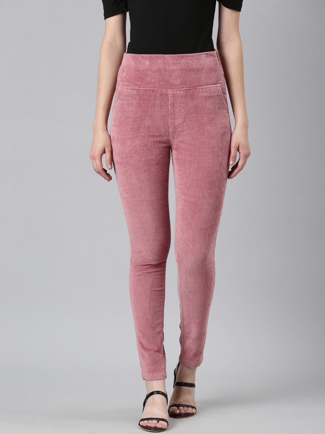 

SHOWOFF Women Mauve Slim Fit Jeggings