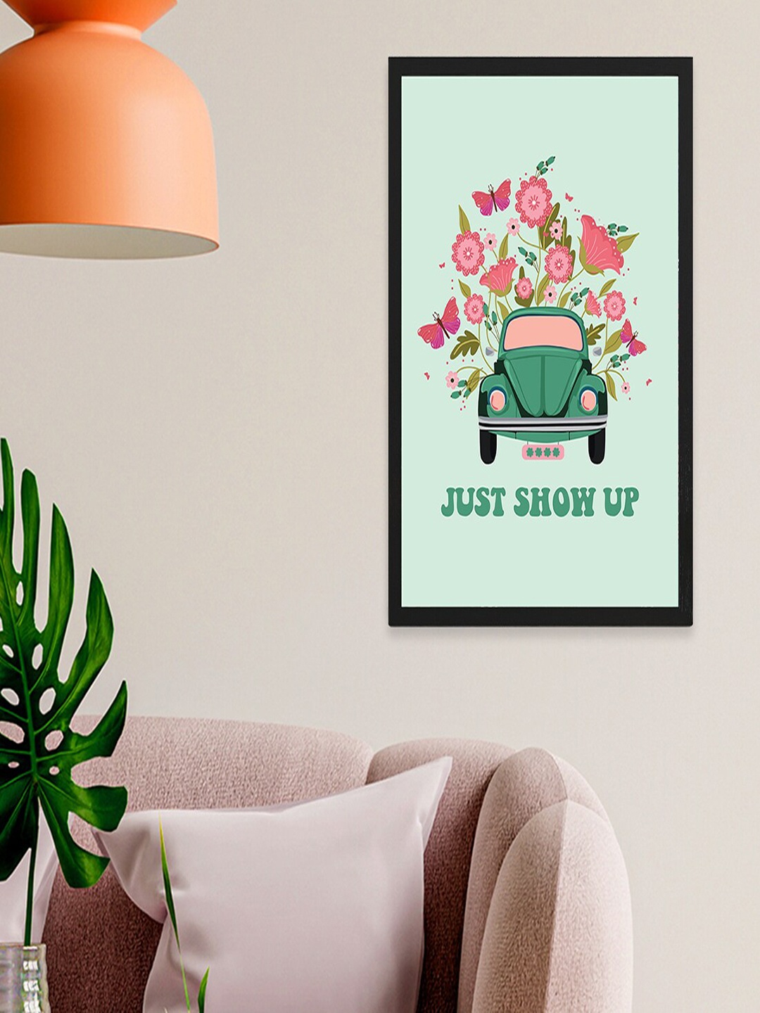 

Happening Hippo Unisex Wall Art Rakhi Gift Set, Green