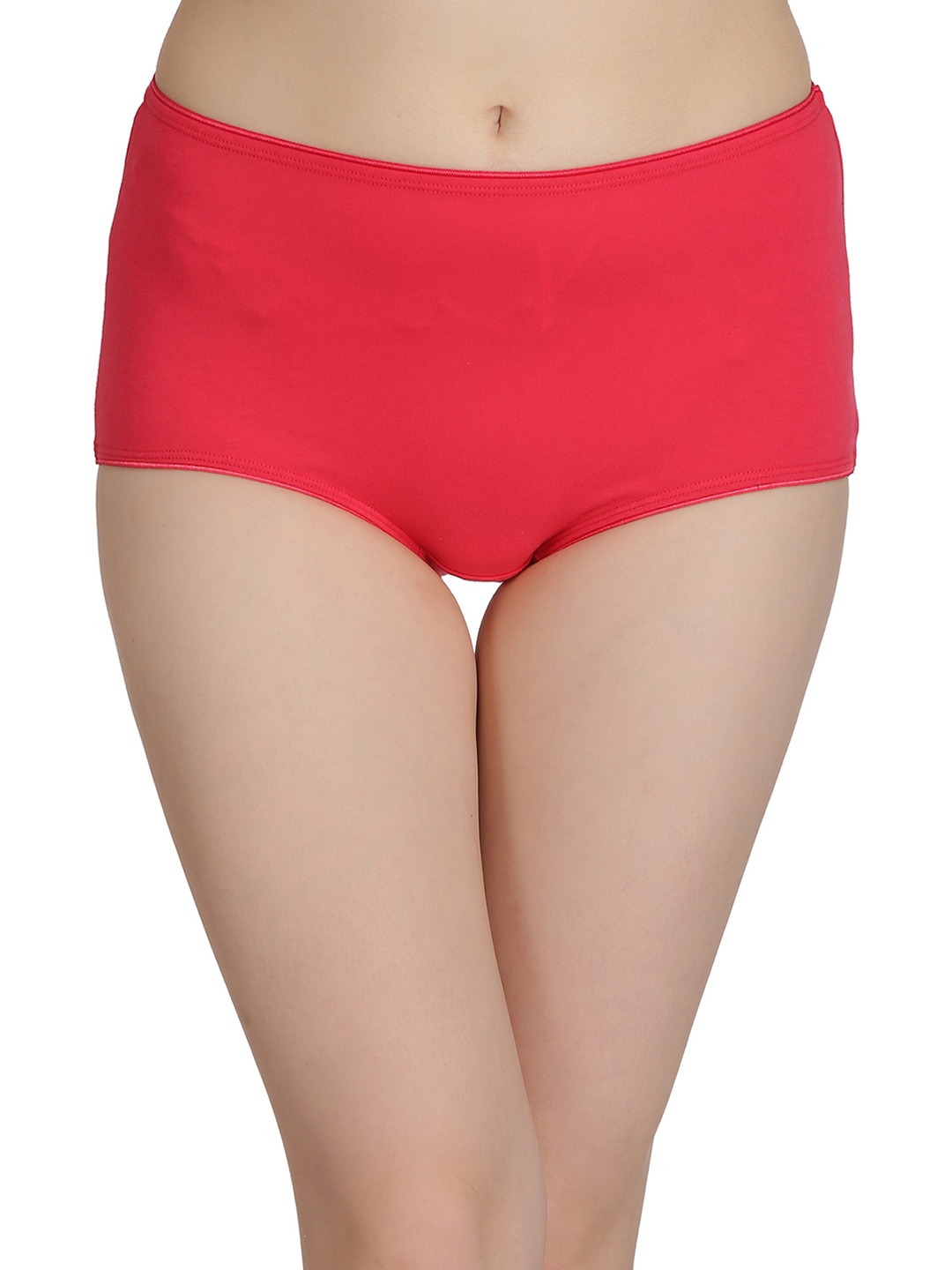 

Clovia Cotton High Waist Hipster Briefs PN2303P22, Pink