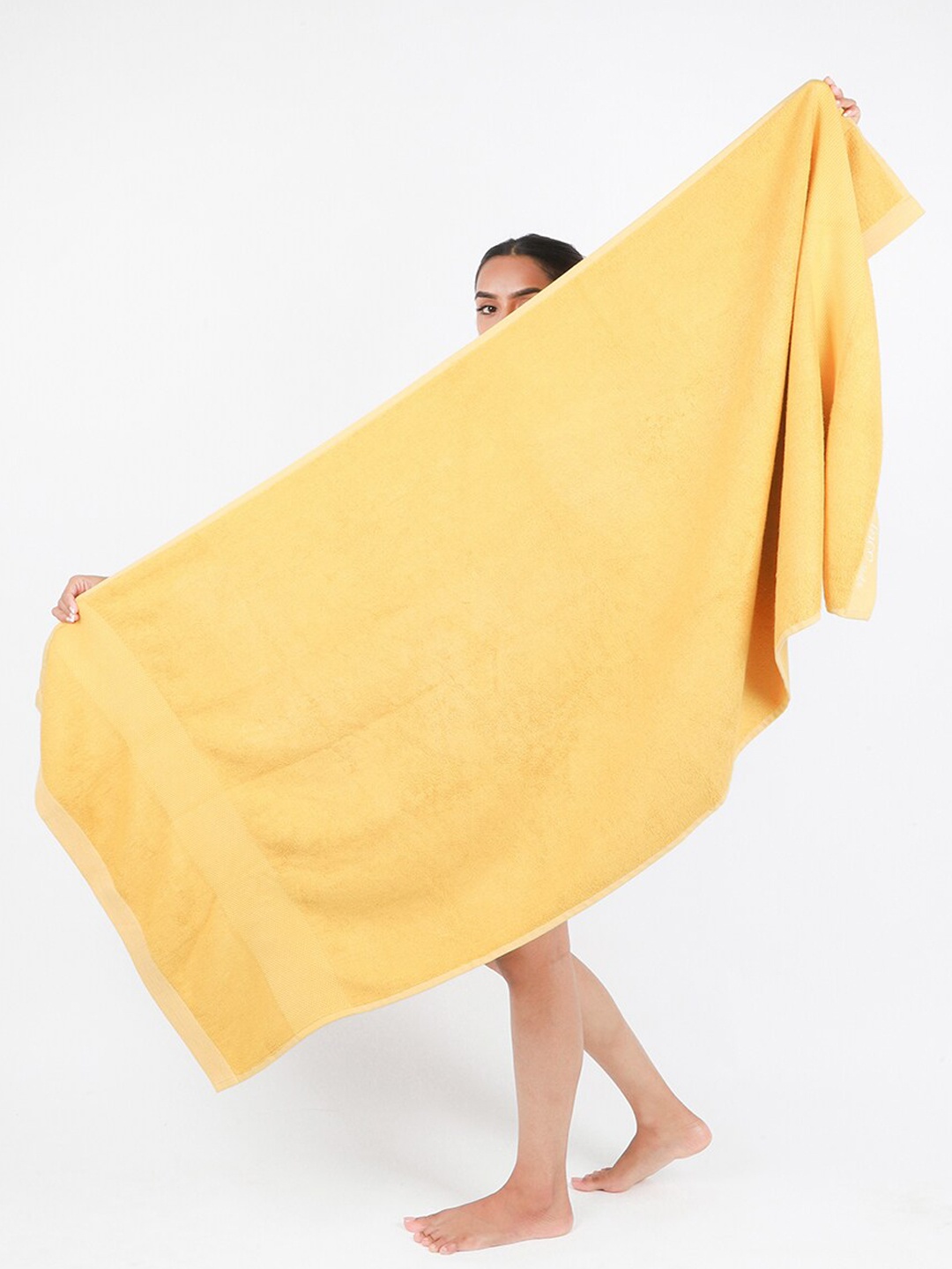 

Doctor Towels Golden Ochre Bamboo Terry Bath Towel, Mustard