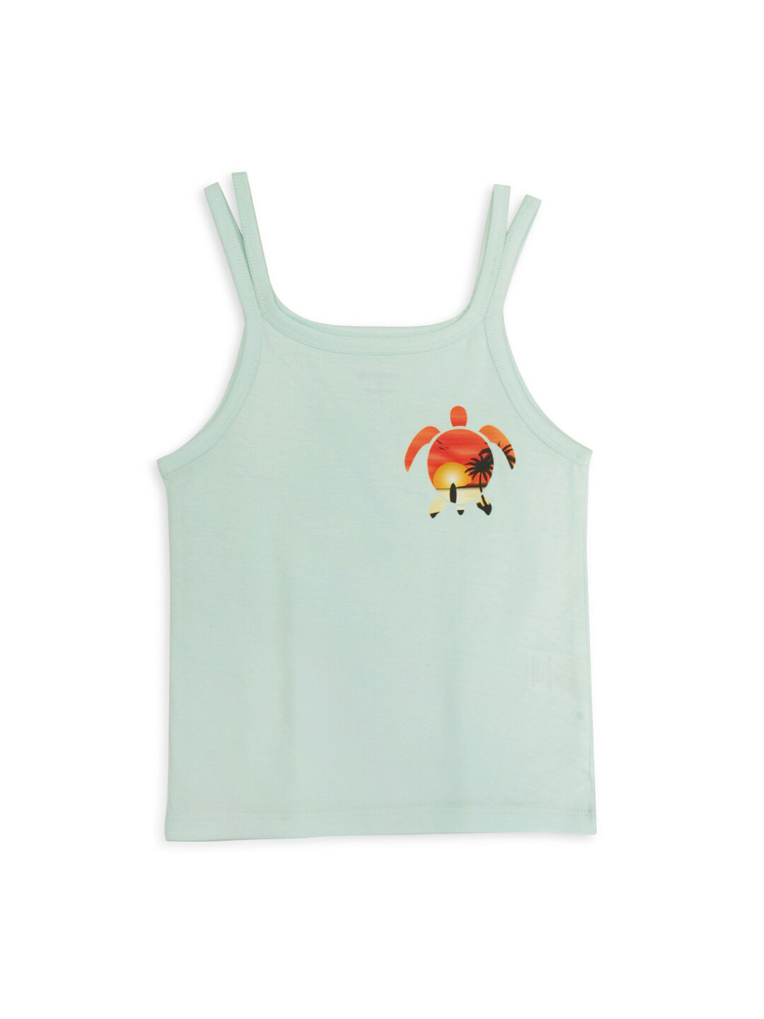 

My Milestones Girls Cotton Tank Top, Na